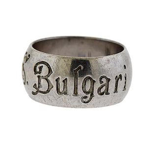 Bvlgari Bulgari Save the Children Silver Band Ring 