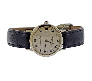 Cartier Buechee Girod 18K Gold Manual Wind Watch
