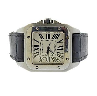 Cartier Santos 100 Stainless Steel Automatic Watch 2656