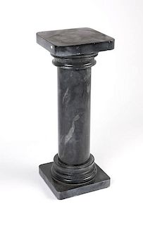 A marble pedestal stand