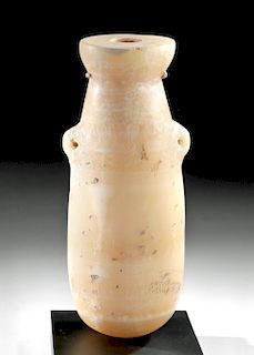 Egyptian Late Period Alabaster Alabastron