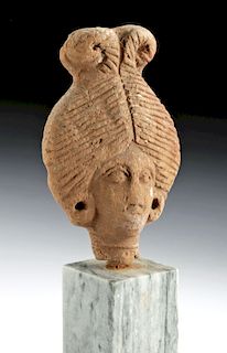 Hellenistic Egyptian / Alexandrian Pottery Female Head