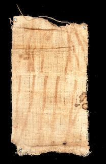 Large Section of Egyptian Ptolemaic Mummy Cloth