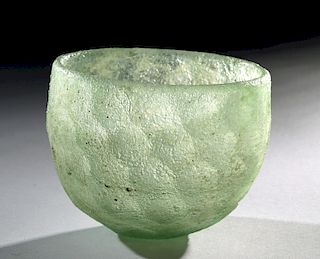 Sassanian Glass Bowl - Facet Cut