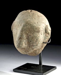Large Guerrero Mezcala Greenstone Head / Maskette