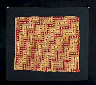 Chimu Polychrome Textile Fragment w/ Bold Patterns