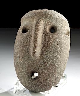 Fine Mapuche Stone Maskette