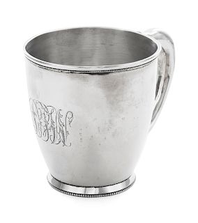 An American Silver Children's Mug