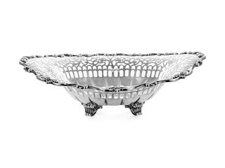 An American Silver Reticulated Basket