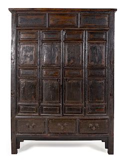 A Chinese Hardwood Cabinet 