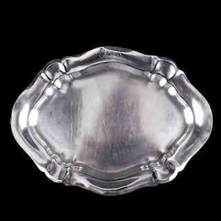 J.E. Caldwell Sterling Silver Oval Tray