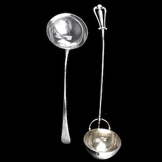 Two (2) Sterling Silver Ladles