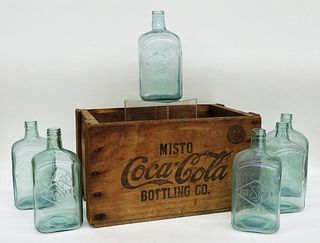 RARE Misto Coca-Cola New Orleans Crate & Bottles
