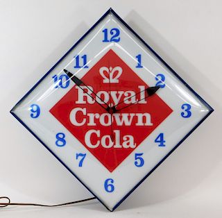 Royal Crown Cola Advertising Clock