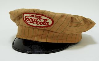 Antique Coca-Cola Employee Driver's Cap Hat