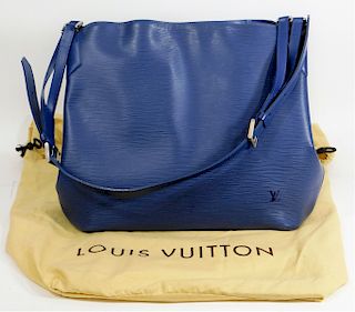 Louis Vuitton Toledo Blue Epi Leather Shoulder Bag