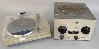 Two stereo pieces to include Marantz TT 510 turntable, TT510 total automatic quartz direct drive system along with meissner on odel ...