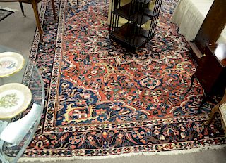 Oriental carpet, mid 20th century. 10' x 11'10"