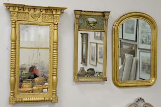 Four mirrors to include gilt Victorian, Sheraton, and Federal. Being sold for the Litchfield Historical Society. 30" x 14.5" - 38" x...