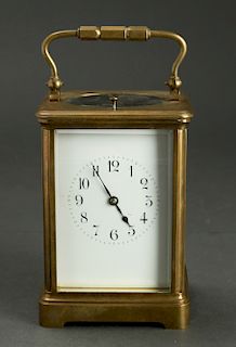 Harris & Harrington French Brass Carriage Clock