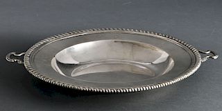 English Georgian Silver Bowl w Handles18th C.