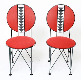 Cassina Frank Lloyd Wright Dining Chairs, Pr
