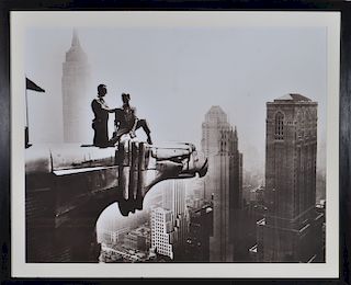 Large Chrysler Building Gargoyle Eagle Poster