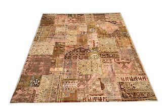 EthniCon Turkish Patchwork Carpet 8' 2" x 9' 10"