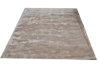 Modern Beige Wool Carpet 10' x 11' 8"