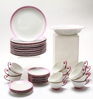Bavarian German Porcelain Dishes Cups & Saucers 40