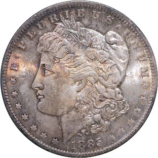 1885-O Morgan Silver Dollar NTC graded MS-67