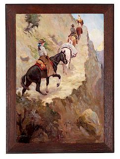 Robert Farrington Elwell (American, 1874-1962) Oil on Canvas 