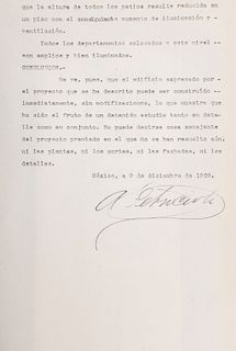 Petrucioti, A. Proyecto para la Construcción del Palacio del Poder Judicial de la Federación. Méx, 1929. 7 h. (texto) y 13 fotografías.