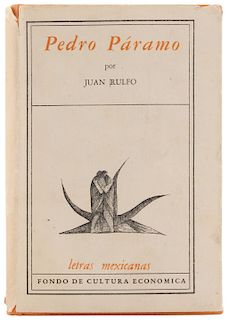 Rulfo, Juan. Pedro Páramo. México: Fondo de Cultura Económica, 1955. Primera Edición. Viñetas de Ricardo Martínez.