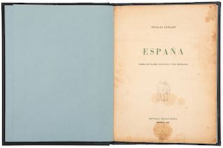 Guillén, Nicolás. España. Poema en Cuatro Angustias y una Esperanza. México: Editorial México Nuevo, 1937. Primera edición.