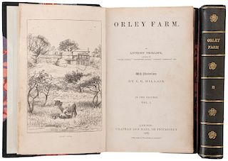 Trollope, Anthony. Orley Farm. London: Chapman and Hall, 1862. Primera edición. 40 láminas. Tomos I - II. Piezas: 2.