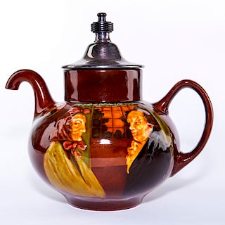 DOULTON BURSLEM DARBY AND JOAN SELF-POURING TEAPOT