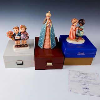 GROUPING OF COMMEMORATIVE HUMMEL FIGURINES