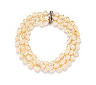 Faux Pearl Necklace, 1960-90s