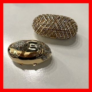 Two Judith Leiber Pill Boxes, 1980-90s