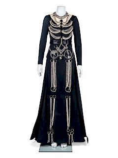 Moschino Black 'Skeleton' Dress, A/W 2016-17