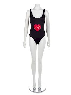 Moschino 'Inflatable Heart' Swimsuit, 1990-2000s
