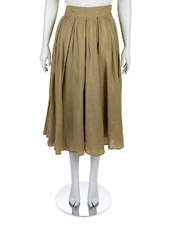 Two Linen Skirts, 1980-90s