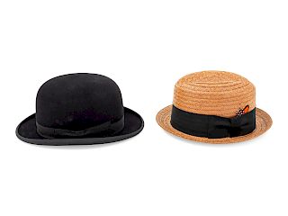Two Vintage Hats, 1950-60s