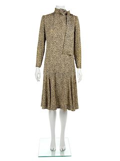 Yves Saint Laurent Haute Couture Dress, c.1975