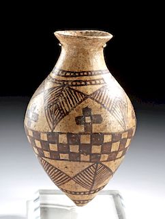 Central Asian Pottery Acorn Jar w/ TL