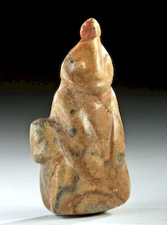 Archaic Pre-Chavin Stone Idol - Mother and Child