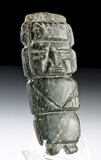 Rare Teotihuacan Green Schist Figure