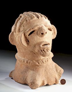 Ancient African Katsina Terracotta Janus Figure