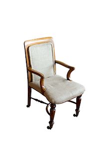 Antique English Library Chair